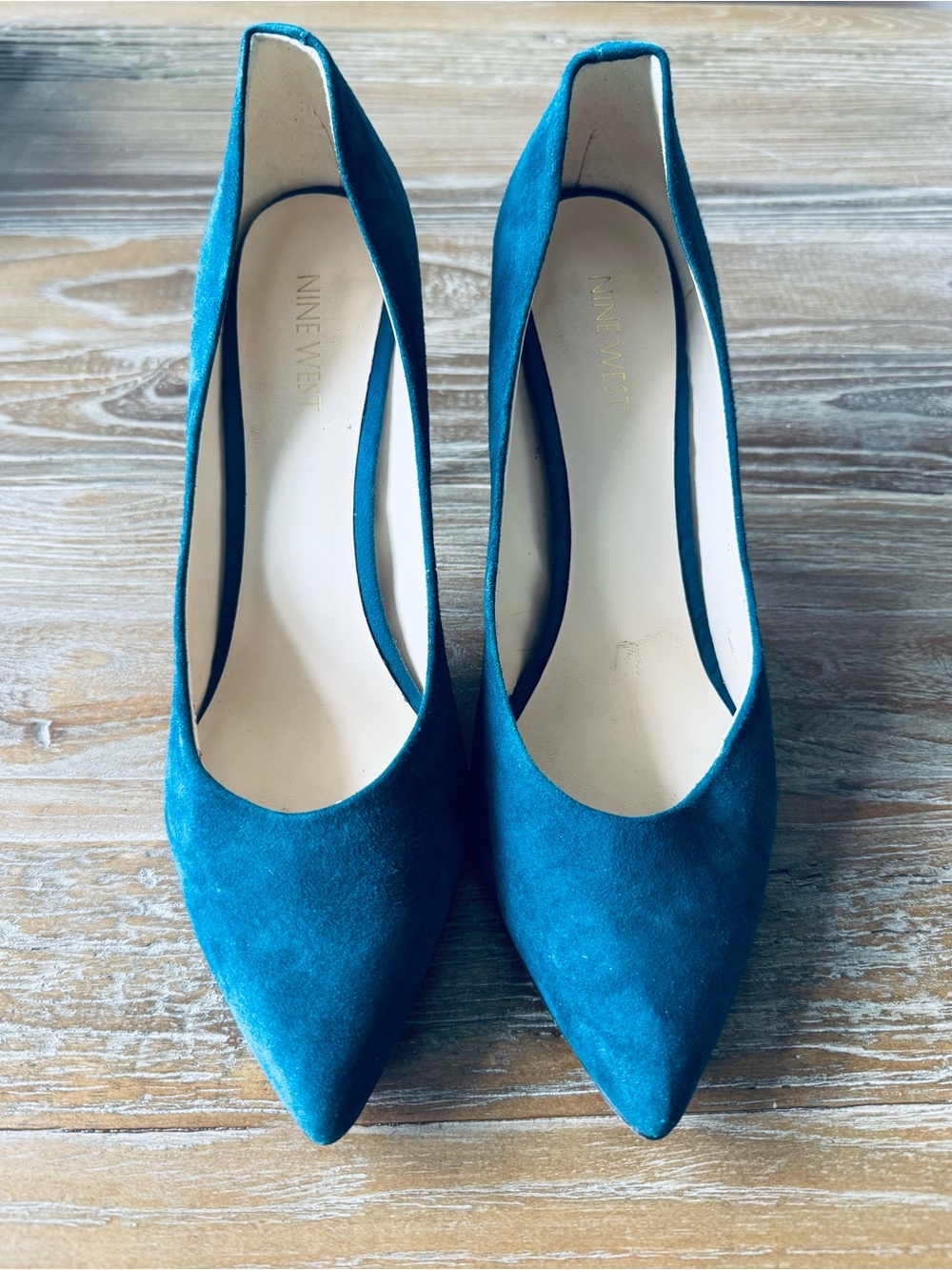 Nine West 4” Suede Stiletto Heels - Picture 2 of 10